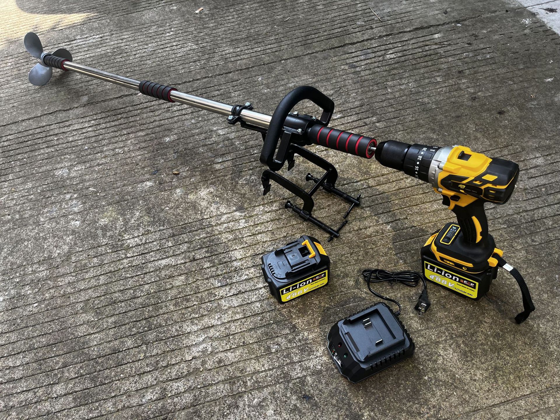 Fishing Boat Trolling Motor - Electric Drill Manual Propeller Fishing Boats