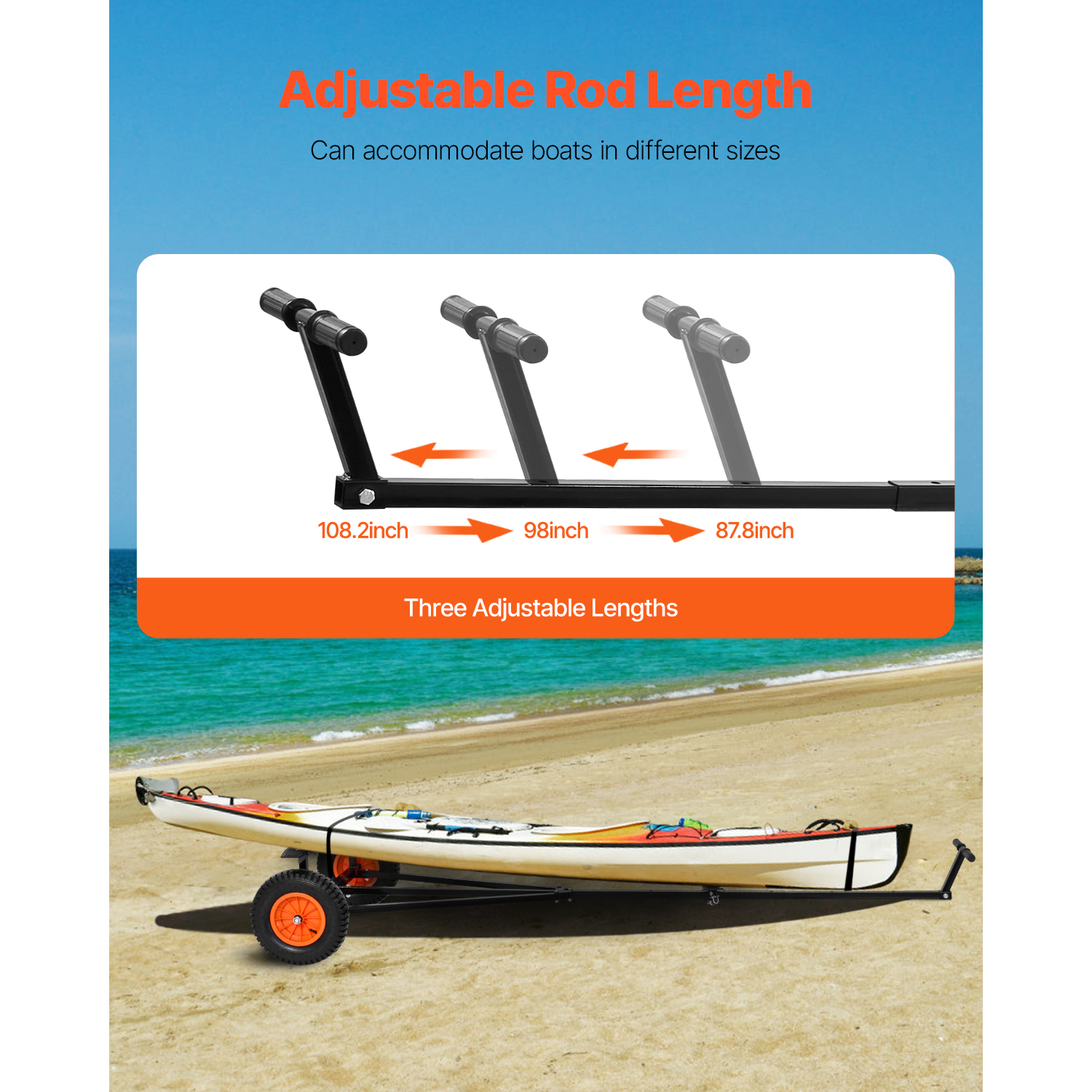 SucceBuy 420lbs Boat Trailer D - Fishing Boat Oar recensione e prezzo