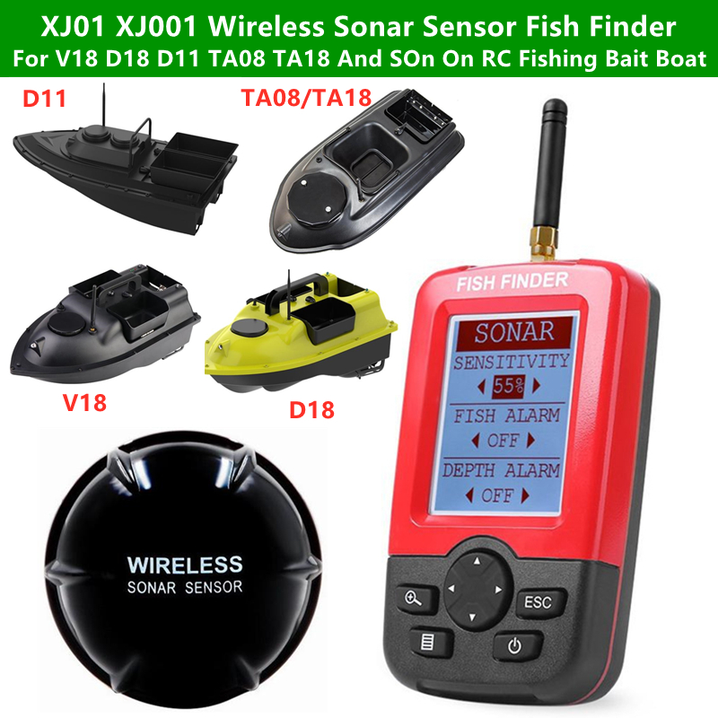 Wireless Sonar Sensor Fish Fin - Fishing Boat Depth Finder recensione e prezzo