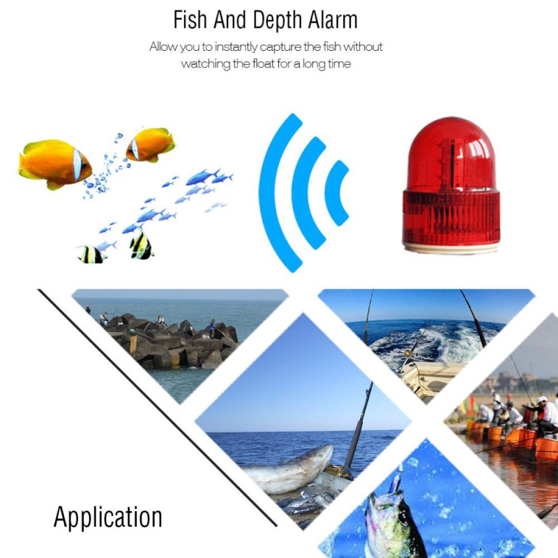 Wireless Sonar Sensor Fish Fin - Fishing Boat Depth Finder recensione e prezzo