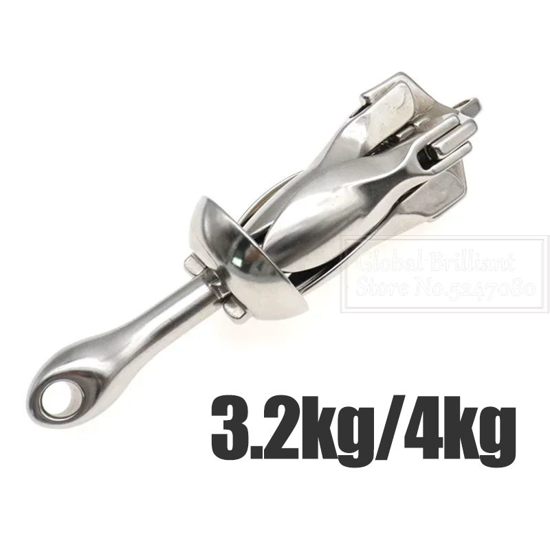 3.2KG/4KG Boat Stainless Steel - Fishing Boat Anchor recensione e prezzo