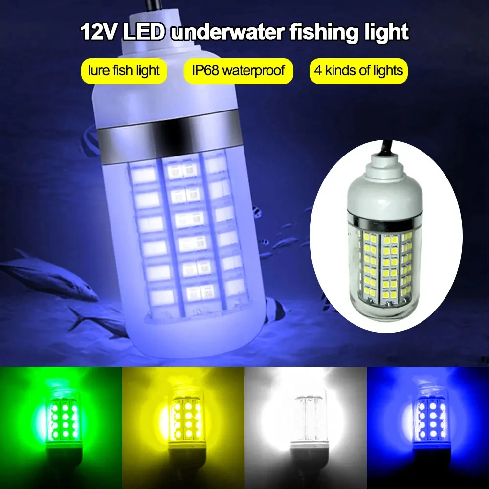 12V Underwater Lamp 15W 108 LE - Fishing Boat Navigation Light recensione e prezzo