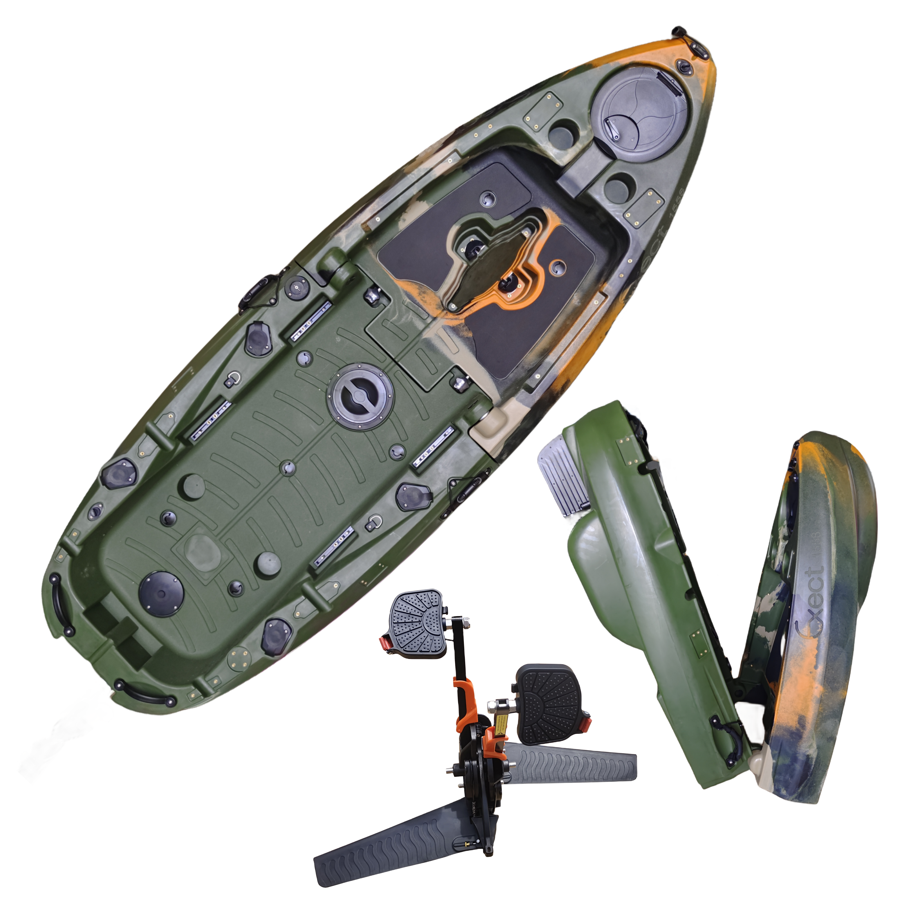Plastic Kayak Pedal Kayak Fish - Fishing Boat Aluminum recensione e prezzo