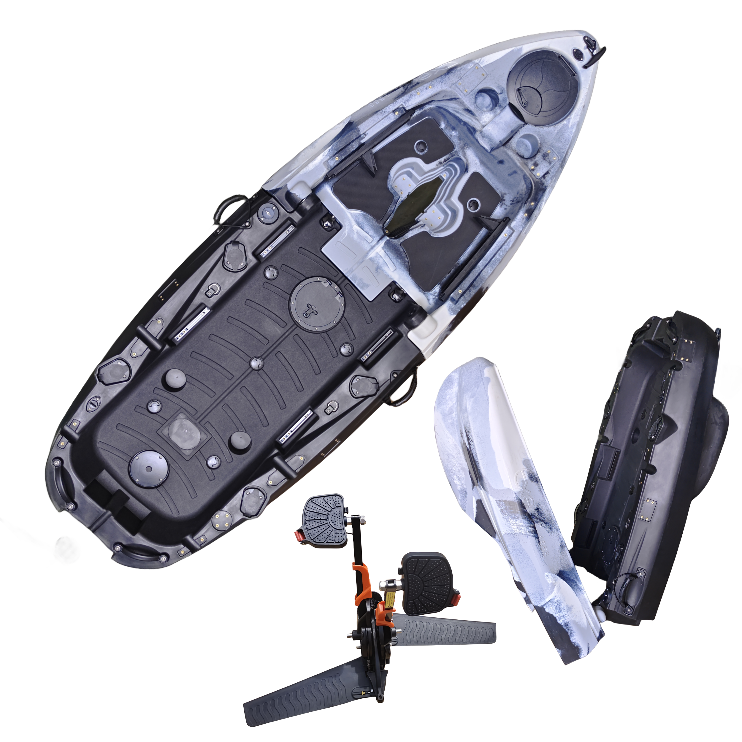 Plastic Kayak Pedal Kayak Fish - Fishing Boat Aluminum recensione e prezzo