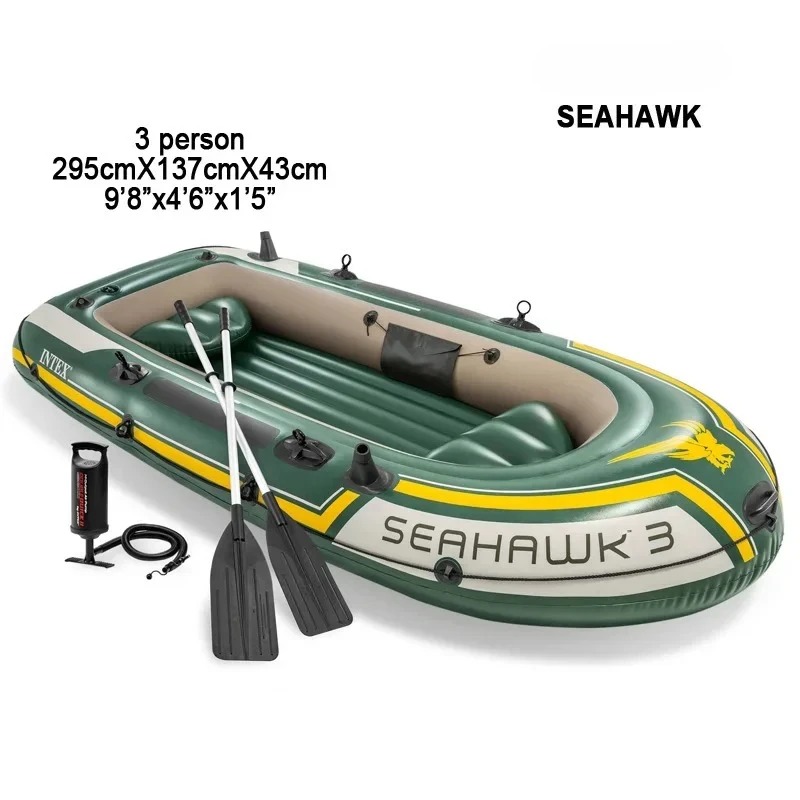 295*137*43cm 3 Person Inflatab - Fishing Boat Paddle recensione e prezzo