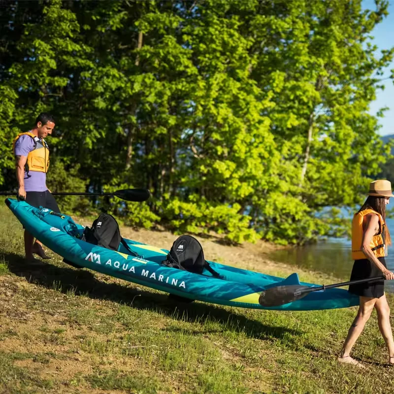 Canoe Kayak Inflatable Boat 1- - Fishing Boat Paddle recensione e prezzo