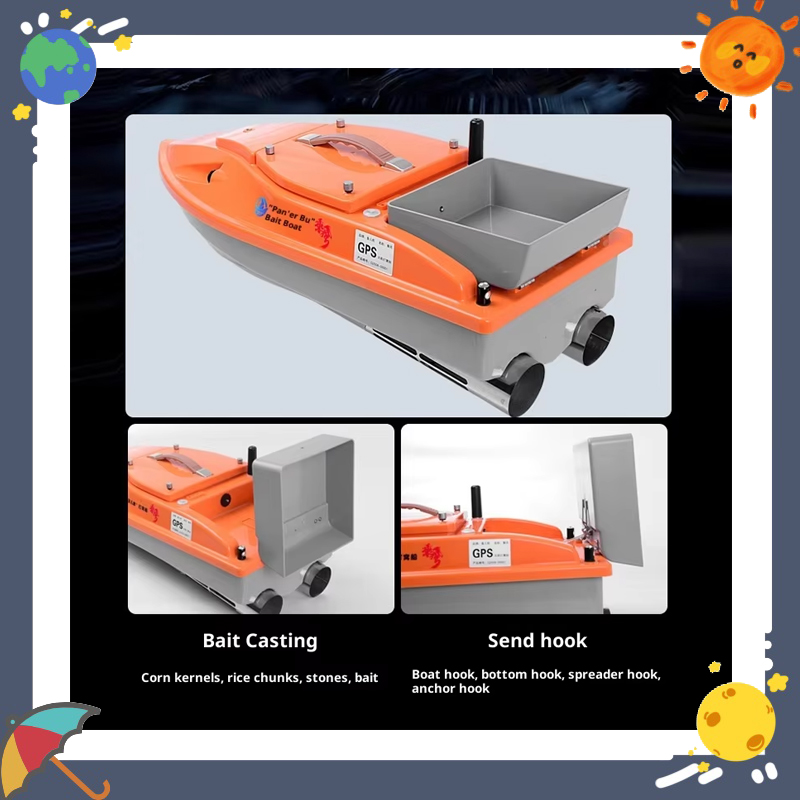 New Fish Riding The Wind Remot - Fishing Boat Gps recensione e prezzo