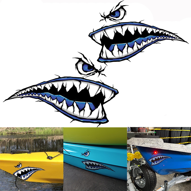 2PCS Shark Teeth Mouth Boat St - Fishing Boat Anchor recensione e prezzo