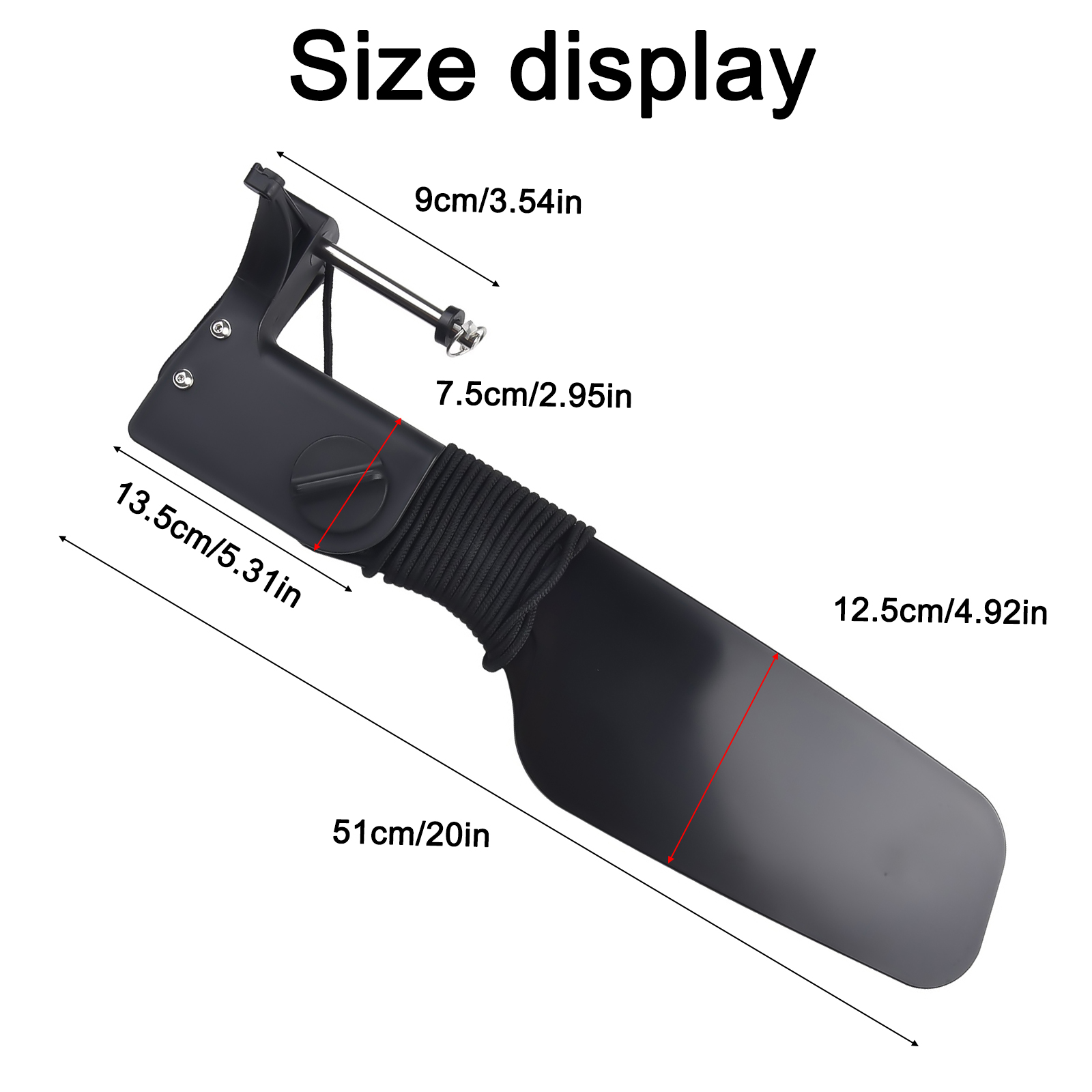 Boat Rudder for Kayak Canoe wi - Fishing Boat Steering Wheel recensione e prezzo